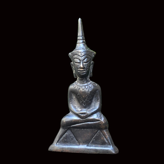 Ayuthaya Style Seated Buddha Figurine