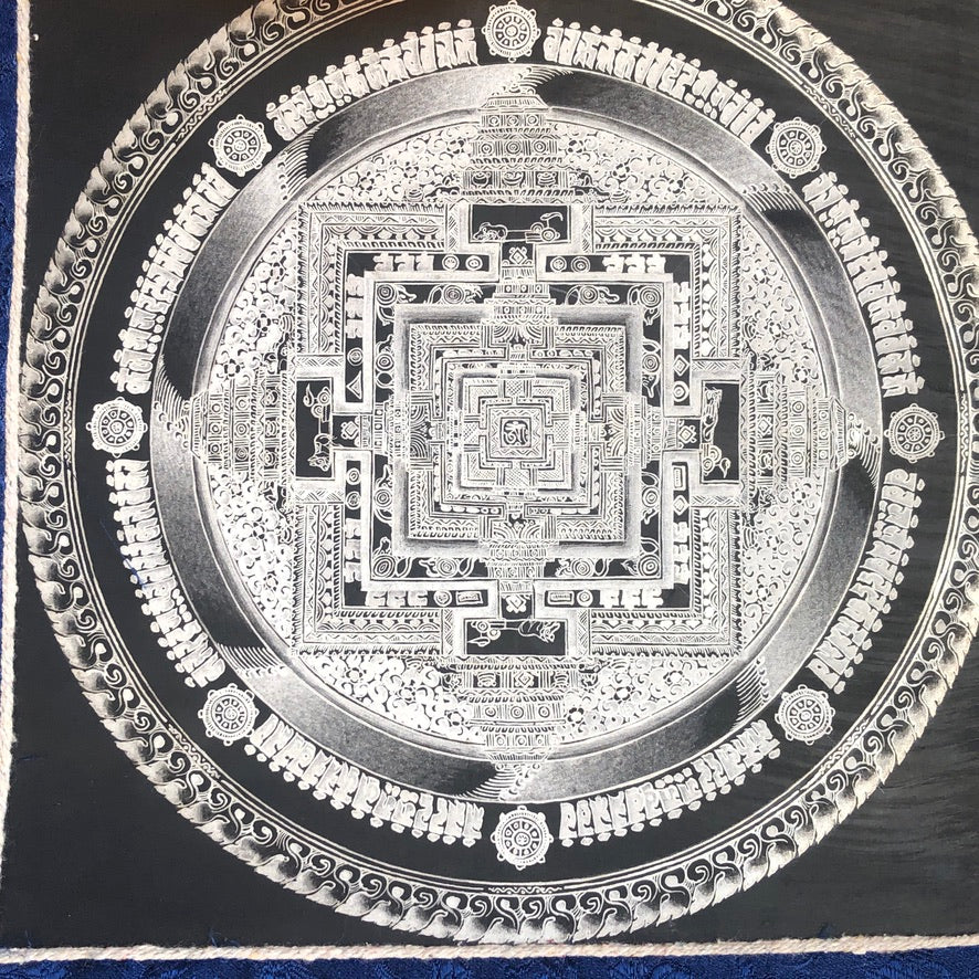 Om Mandala Thangka Painting