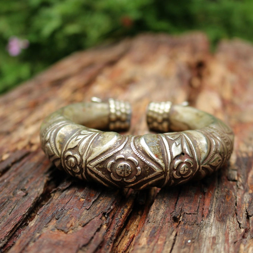 Vintage Taru Tribe Cuff Bracelet
