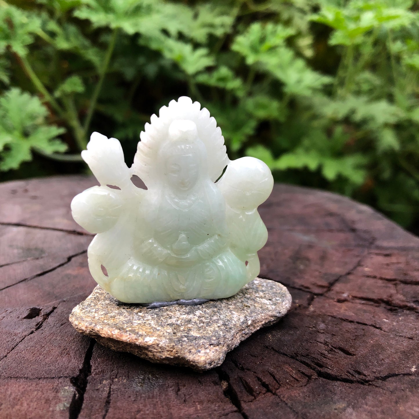Jade Guan Yin Figurine