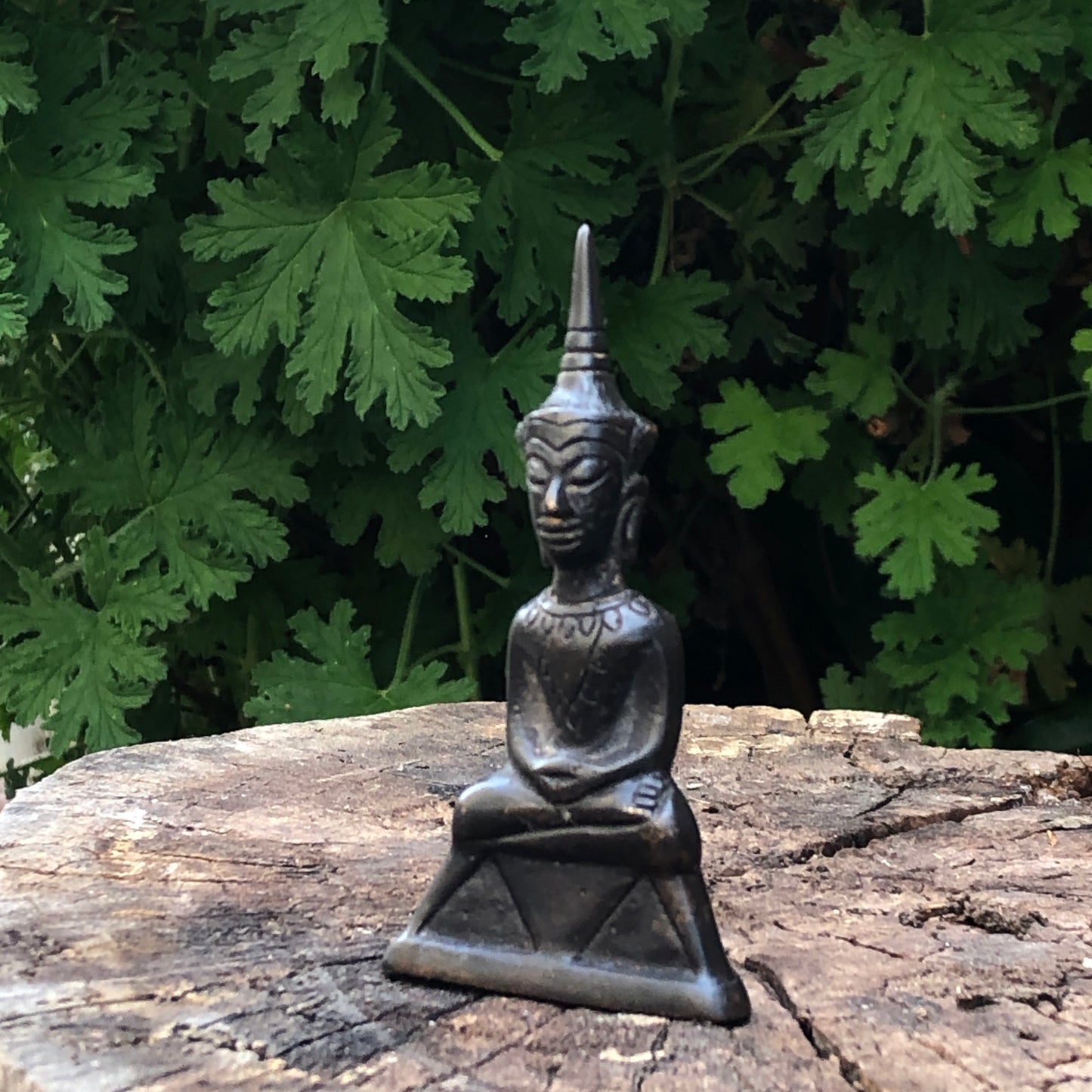 Ayuthaya Style Seated Buddha Figurine
