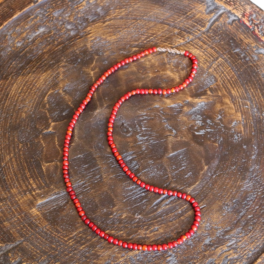 Vintage Sherpa Beaded Necklace