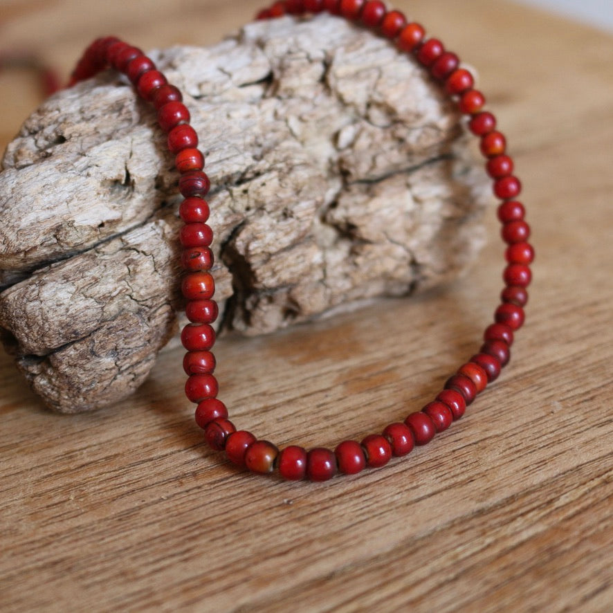 Vintage Sherpa Beaded Necklace