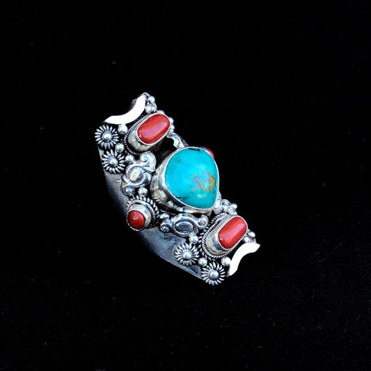 Turquoise Saddle Ring