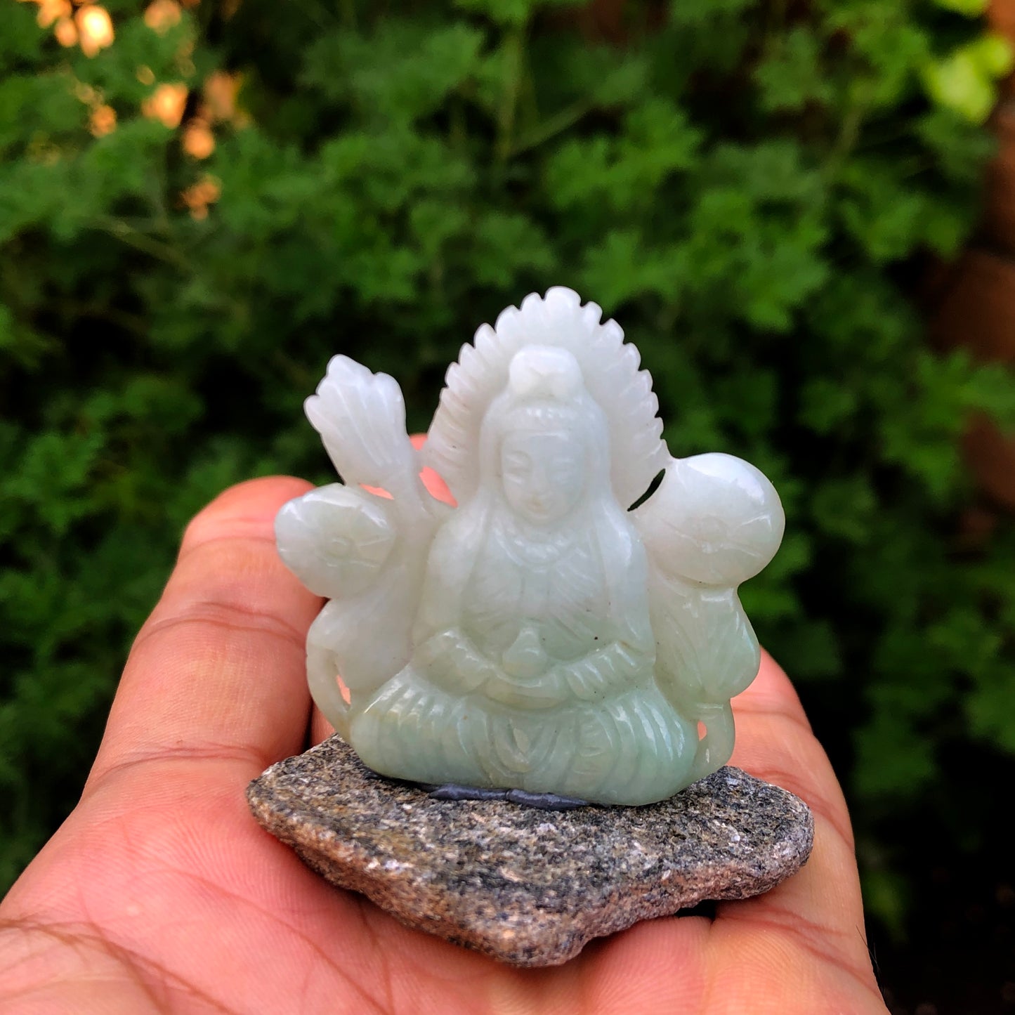 Jade Guan Yin Figurine