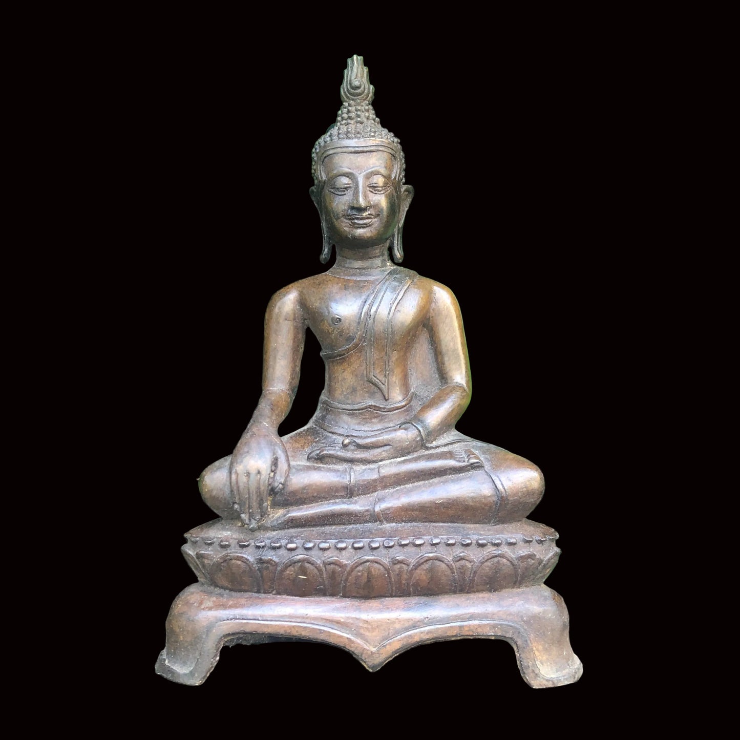 Seated Buddha Statue In Meditating Gesture