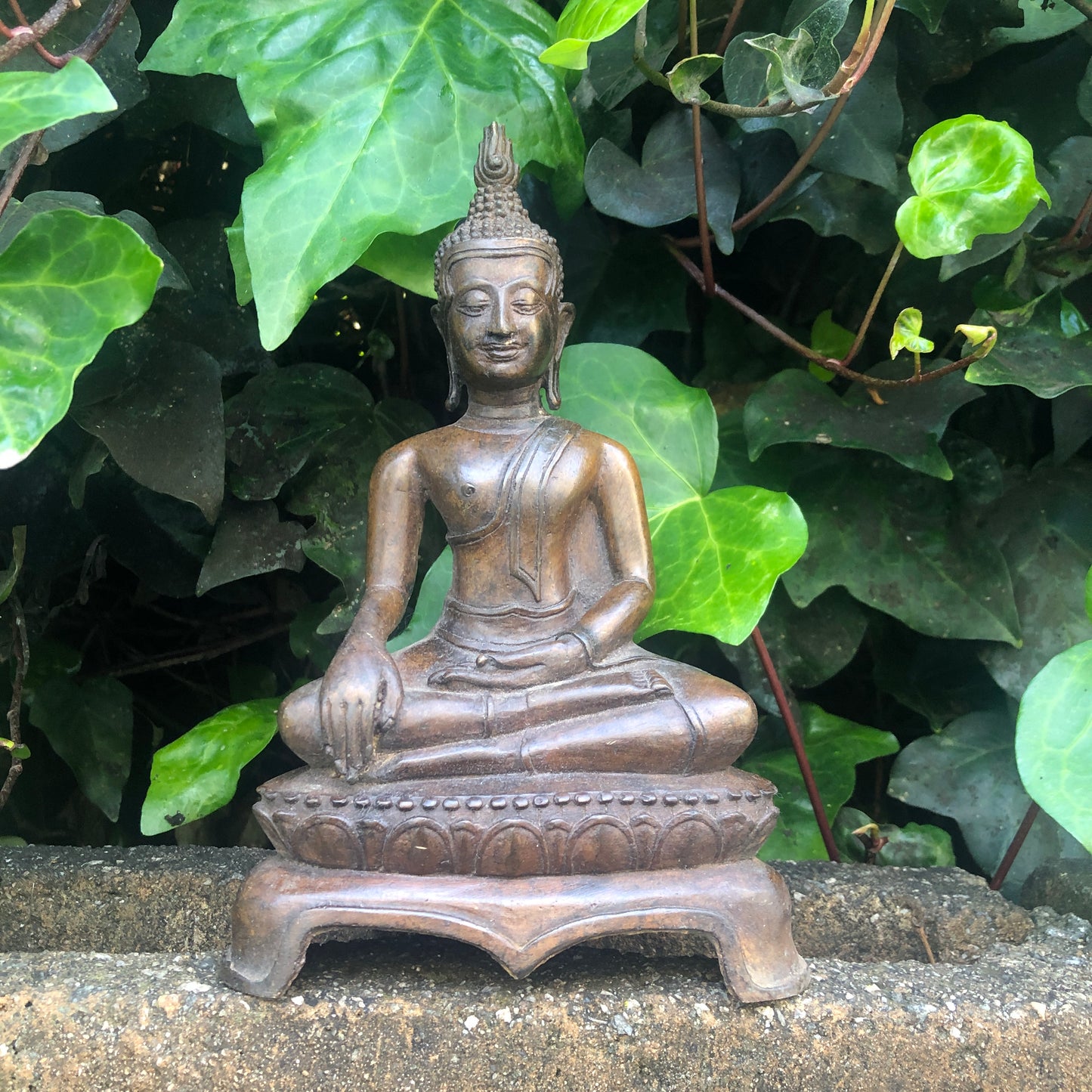 Seated Buddha Statue In Meditating Gesture
