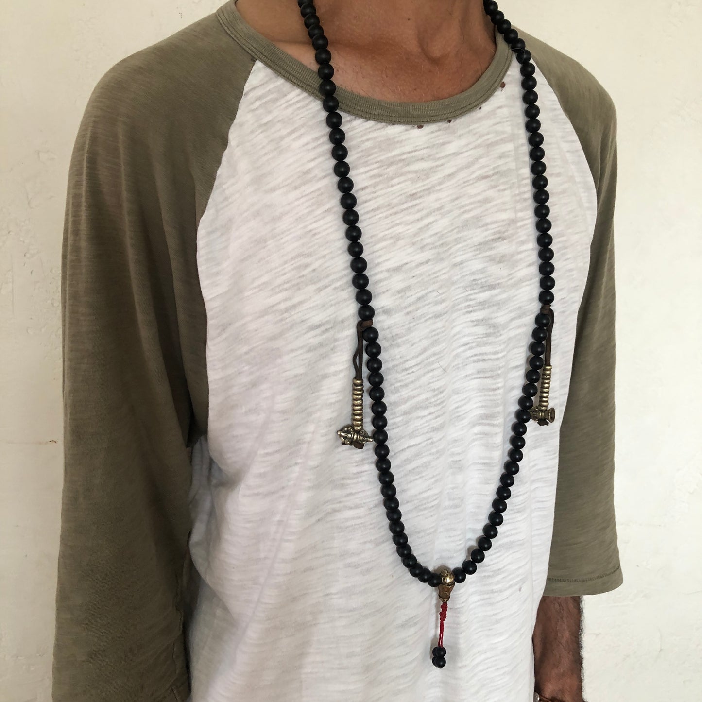 Mat Black Onyx 108 Count Prayer Mala