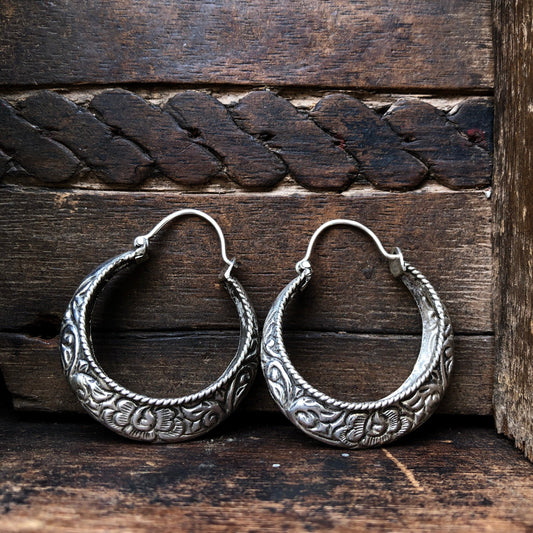 Vintage Nevari Handmade Hoops