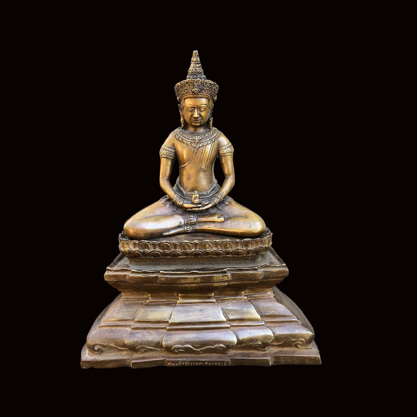 Khmer Cambodian Style Buddha Statue in Meditating Gesture