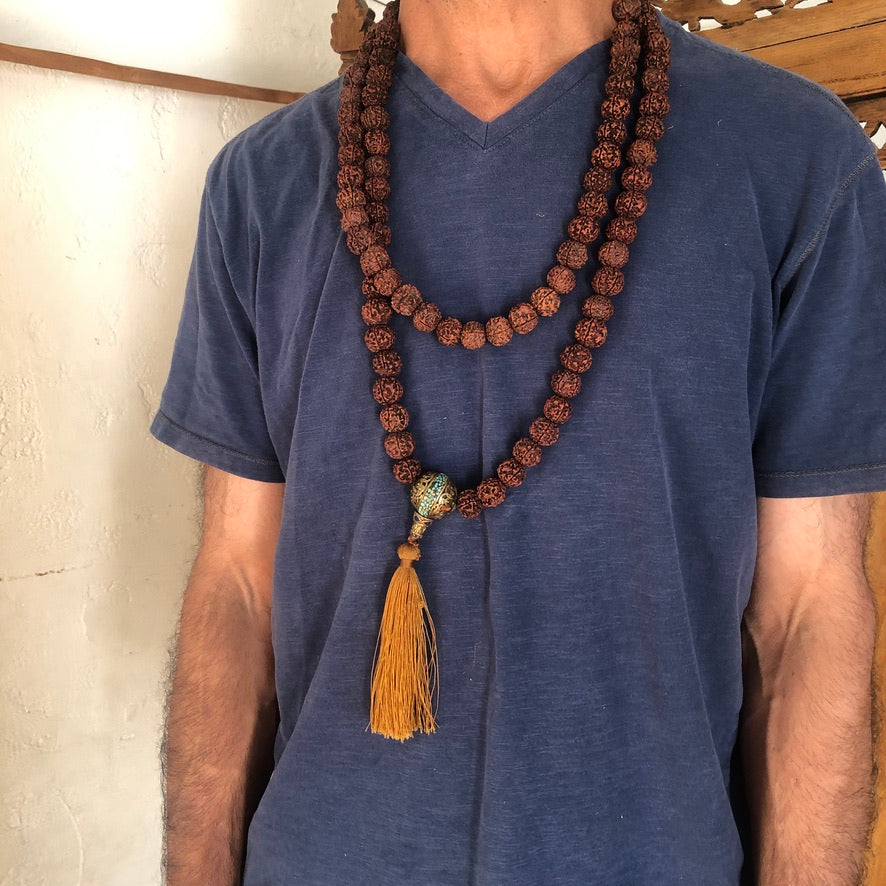 Large Rudraksha 108 Count Prayer Mala – Trendivine