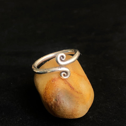 Hill Tribe Silver Spiral Ring