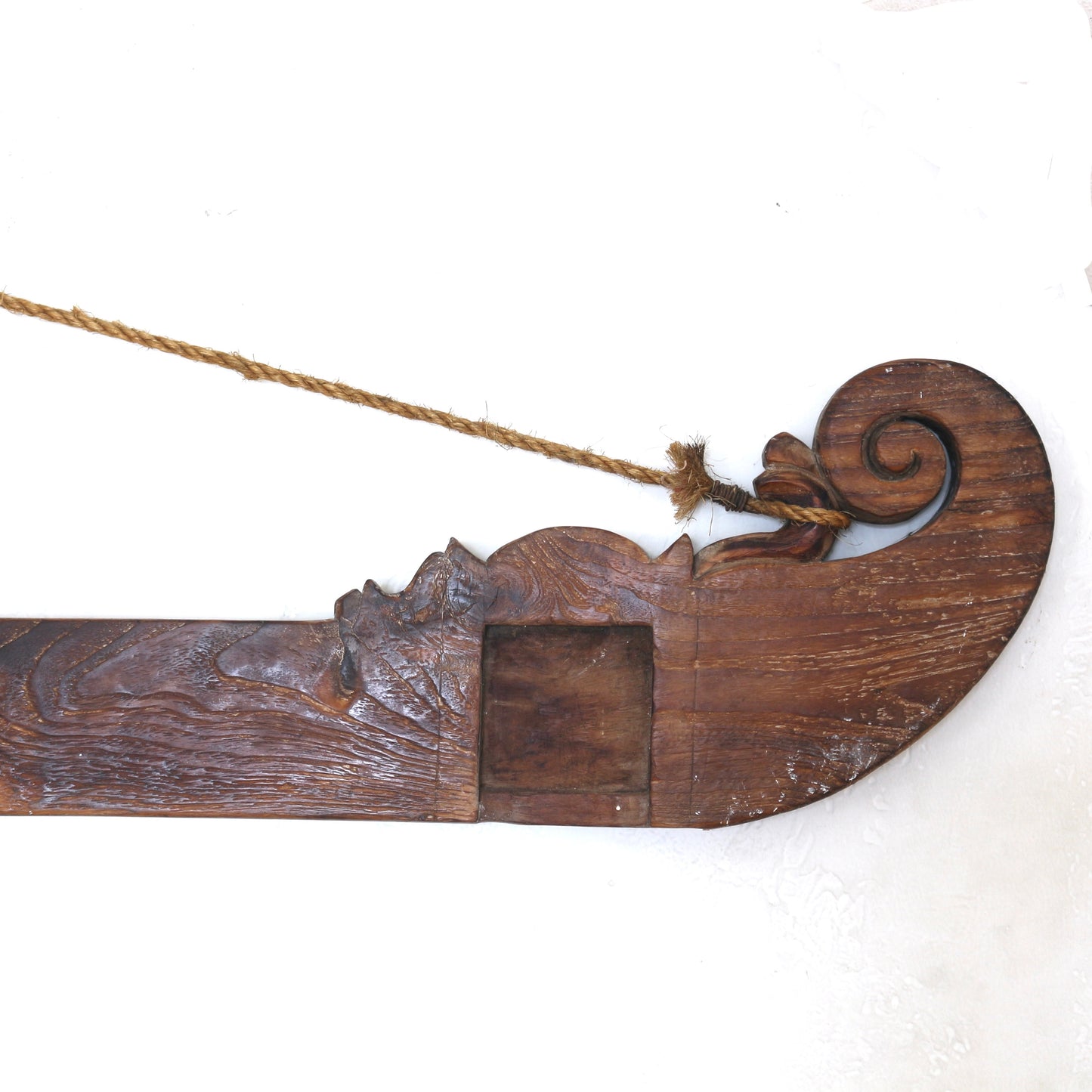 Vintage Teak Wood Textile Hanger