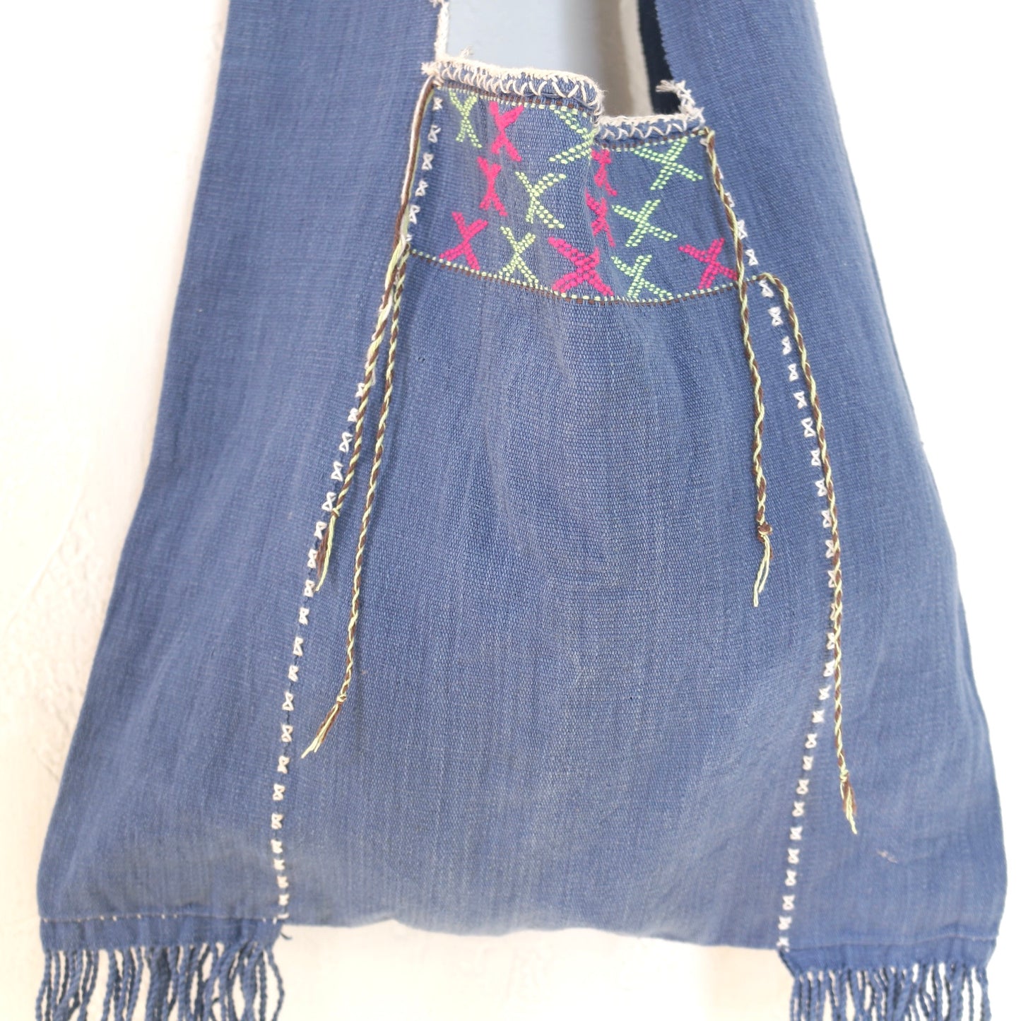 Handwoven Indigo Shoulder Bag