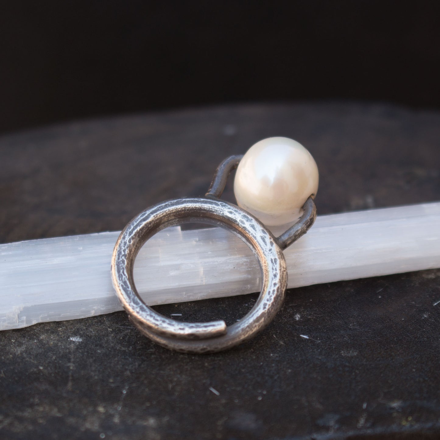 Freshwater Pearl Sterling Silver Ring