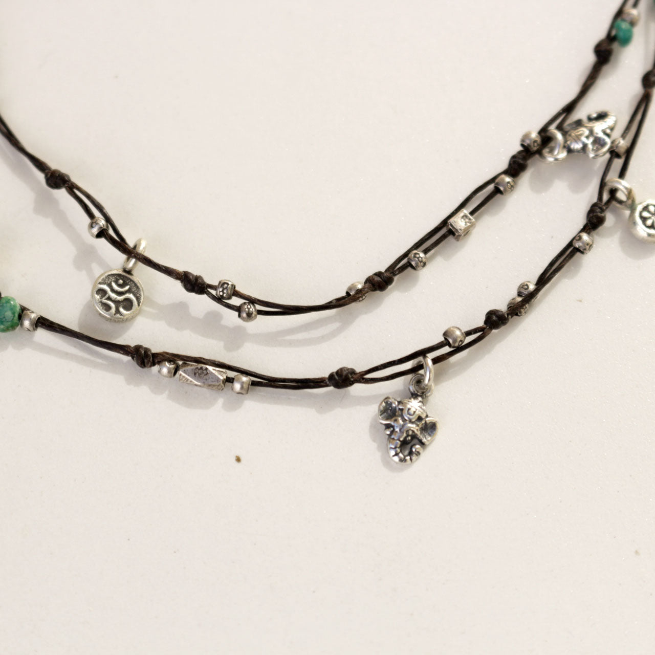 Handmade silver long necklace - Trendivine