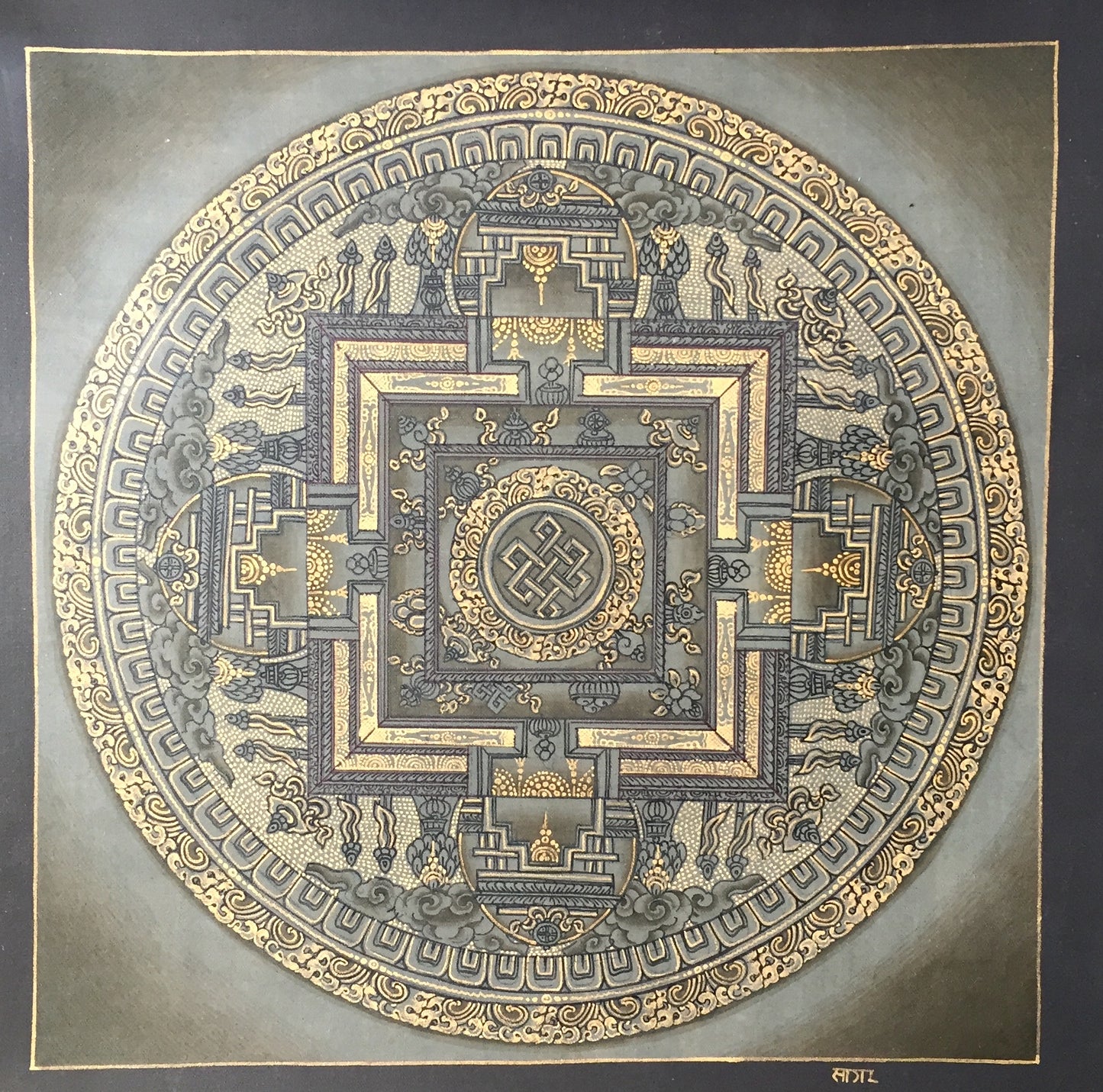 Tibetan Mandala Thangka Painting