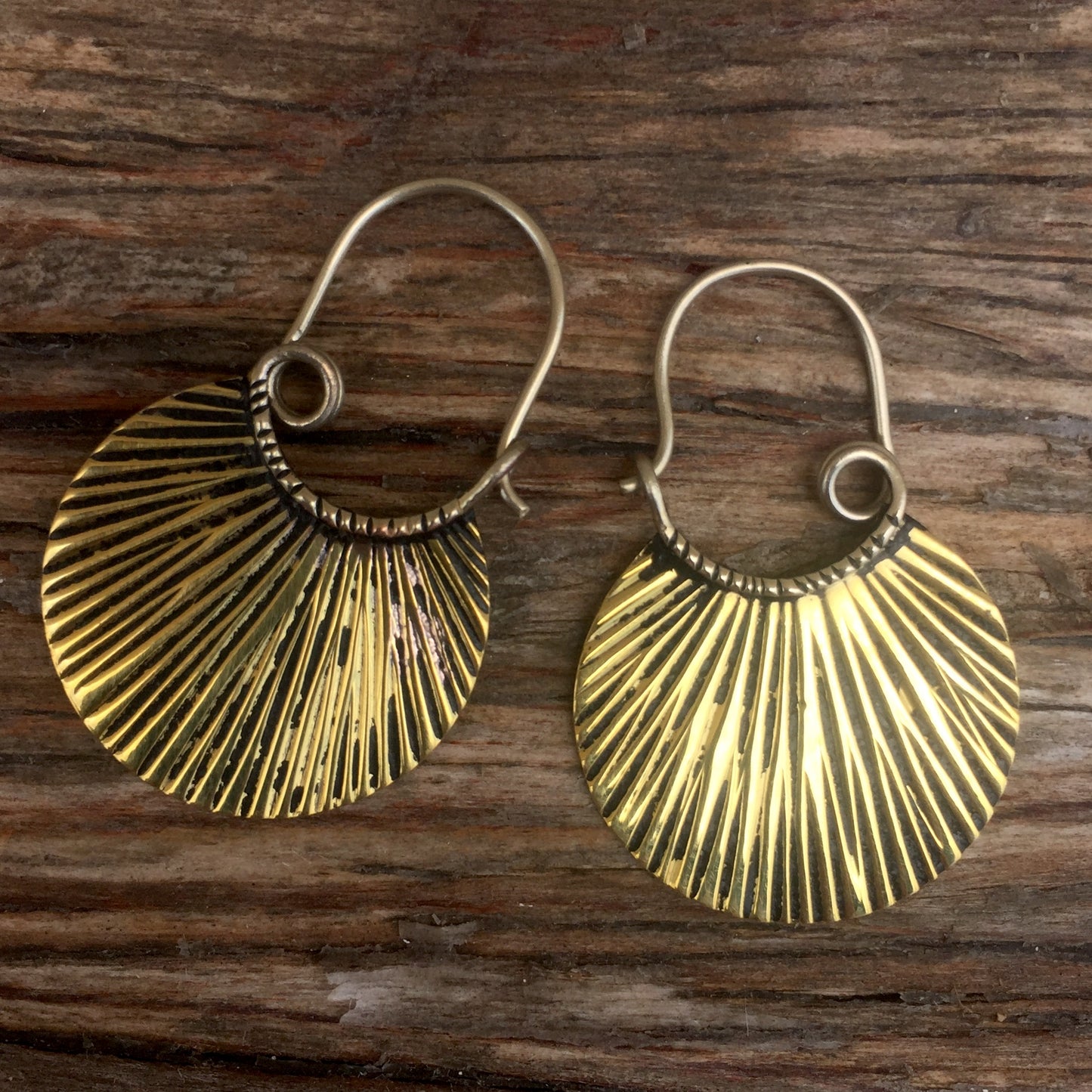 Brass Dangle Earrings