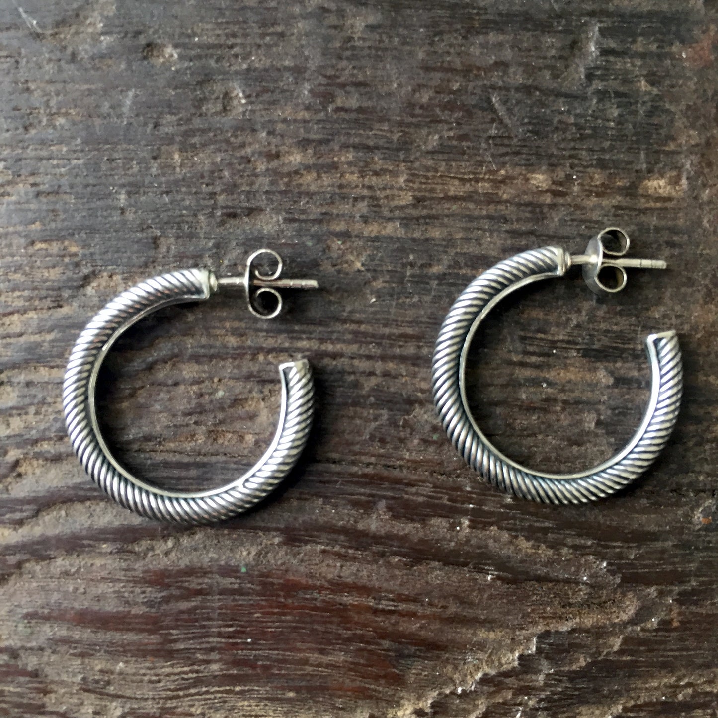 Small Sterling Hoop Earrings
