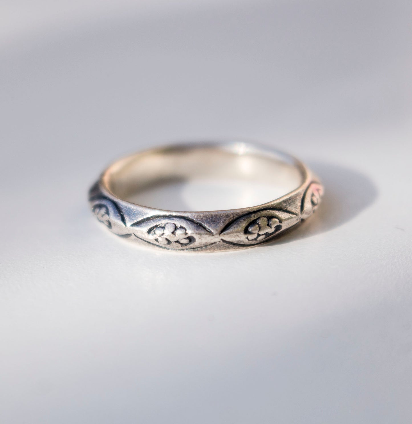 Stamped Sterling Silver ring