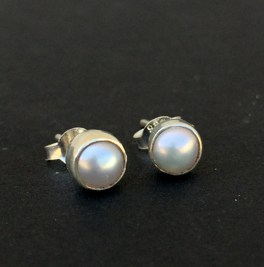 Freshwater Pearl Stud Earrings