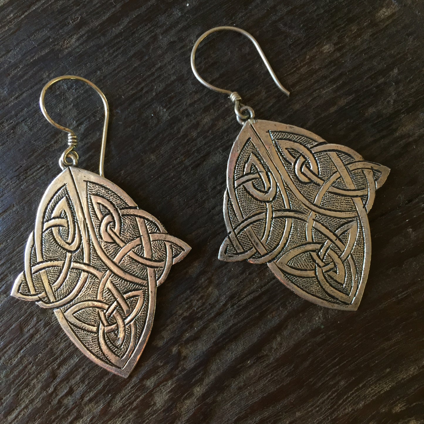 Celtic Love Knot Dangle Earrings