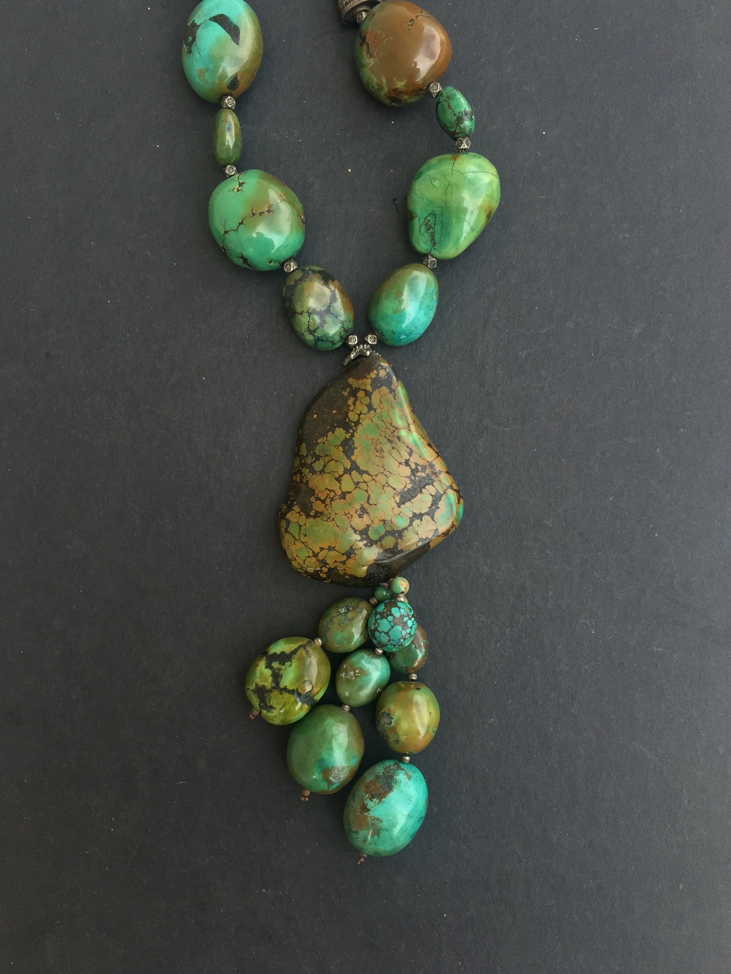 Tibetan Turquoise Long Necklace