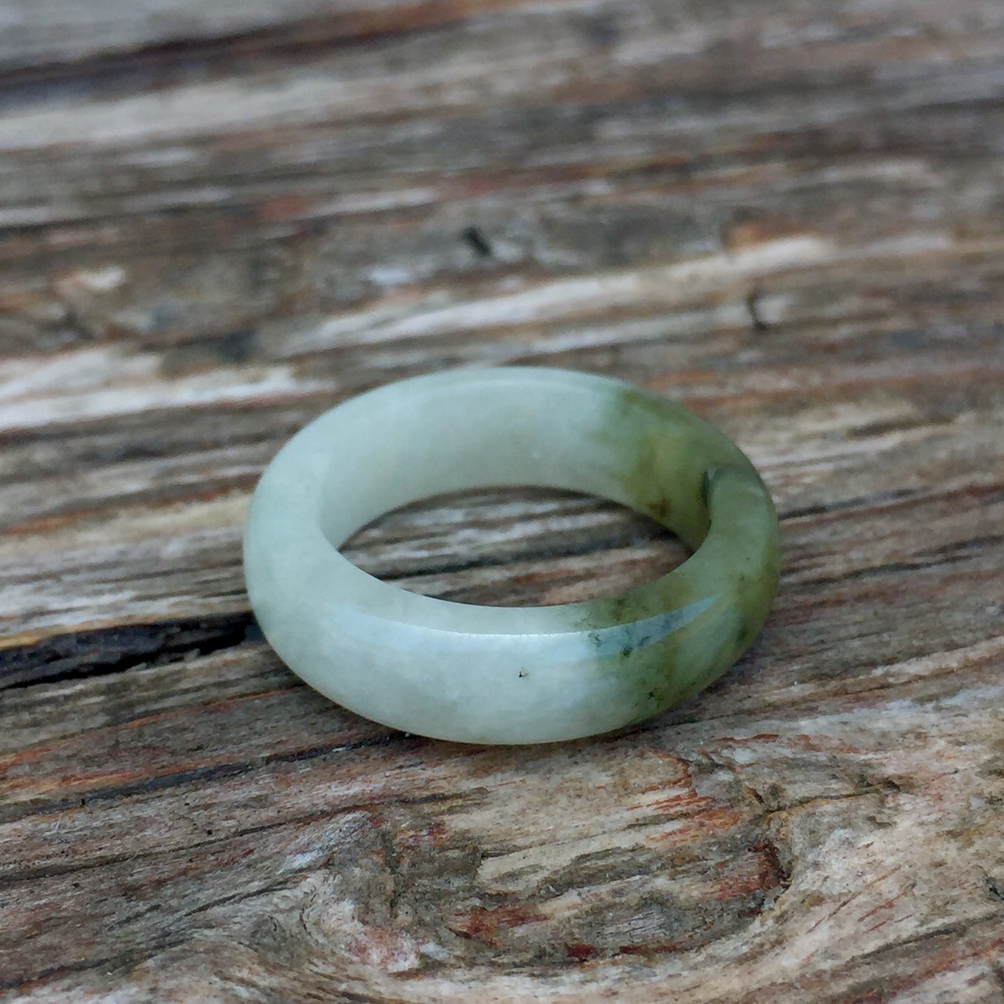 Two Toned Jade Ring