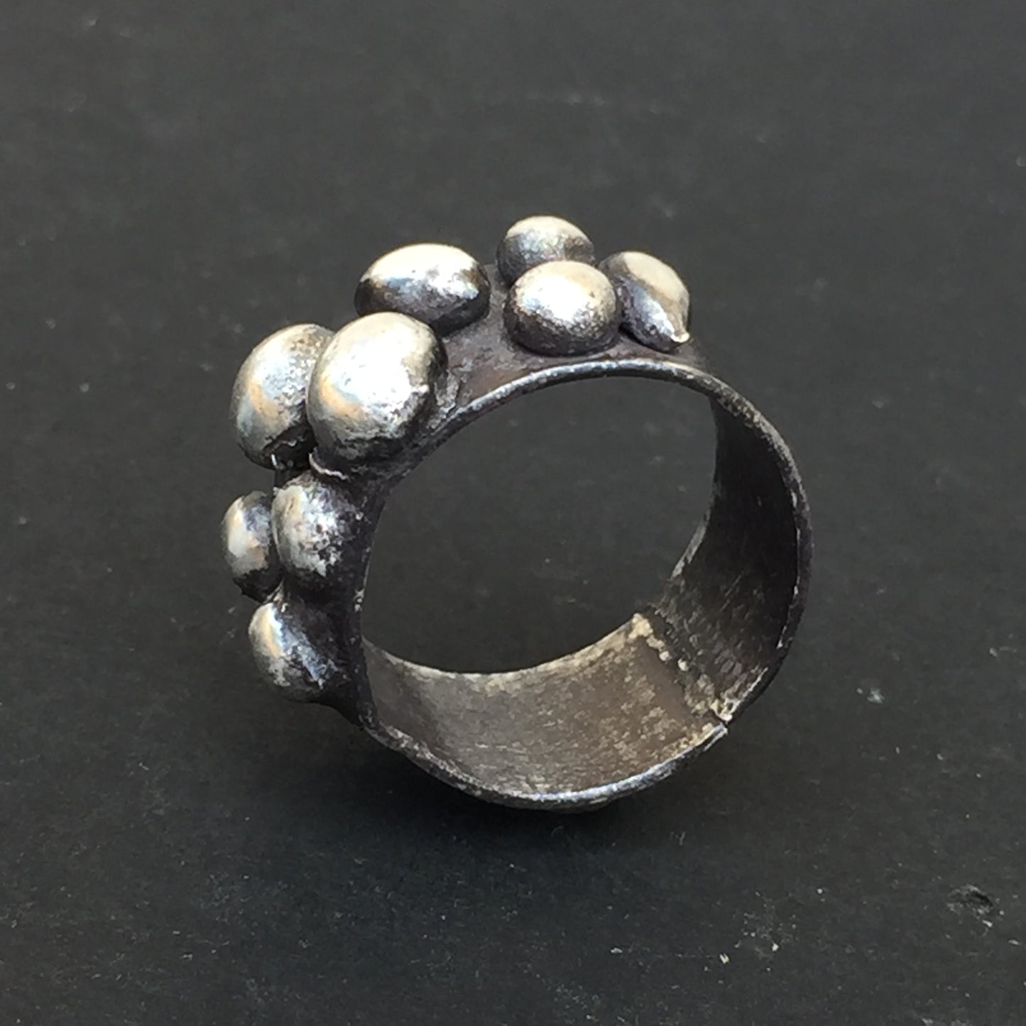 Granulated Sterling Silver Ring