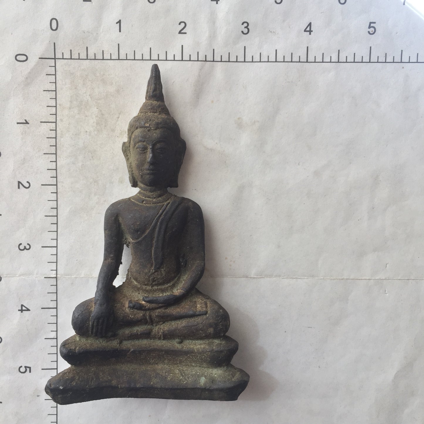 Laotian Style Meditating Buddha Statue