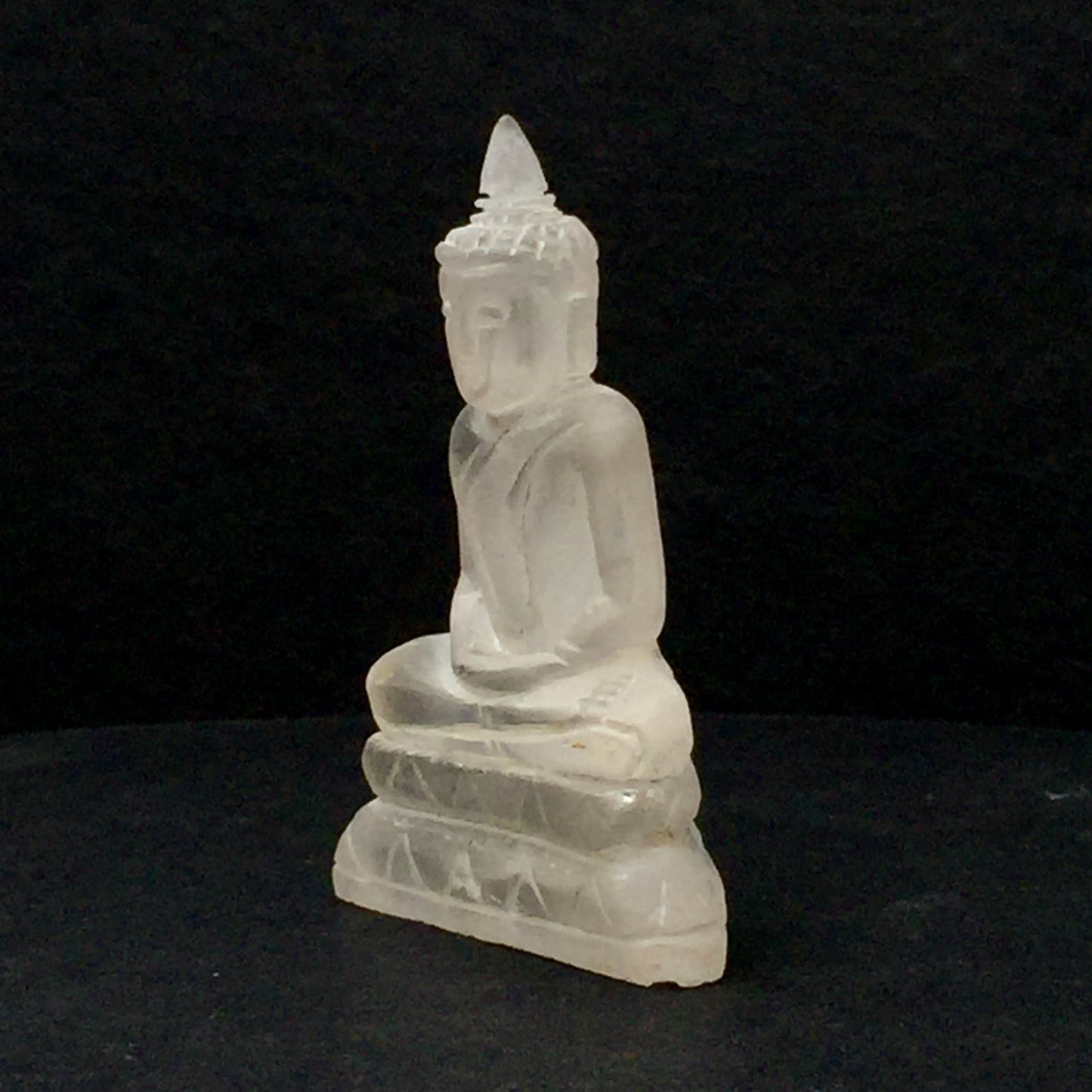 Clear Quartz Buddha Statue