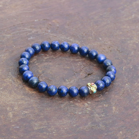 Lapis Lazuli on stretchy Bracelet