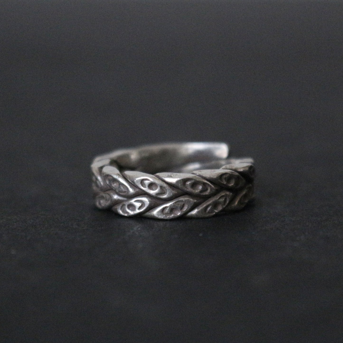 Hammered Silver Ring