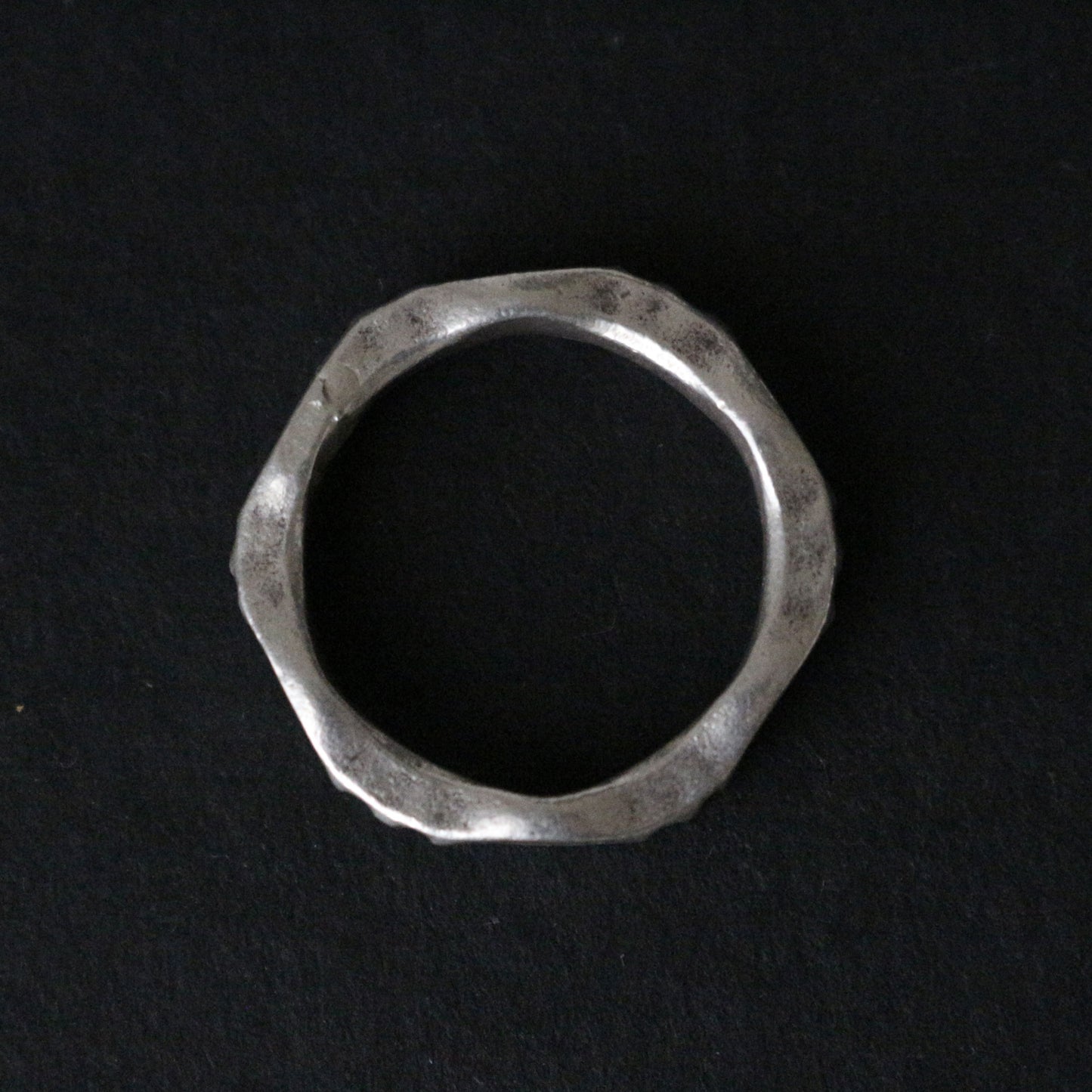 Etched Sterling Ring