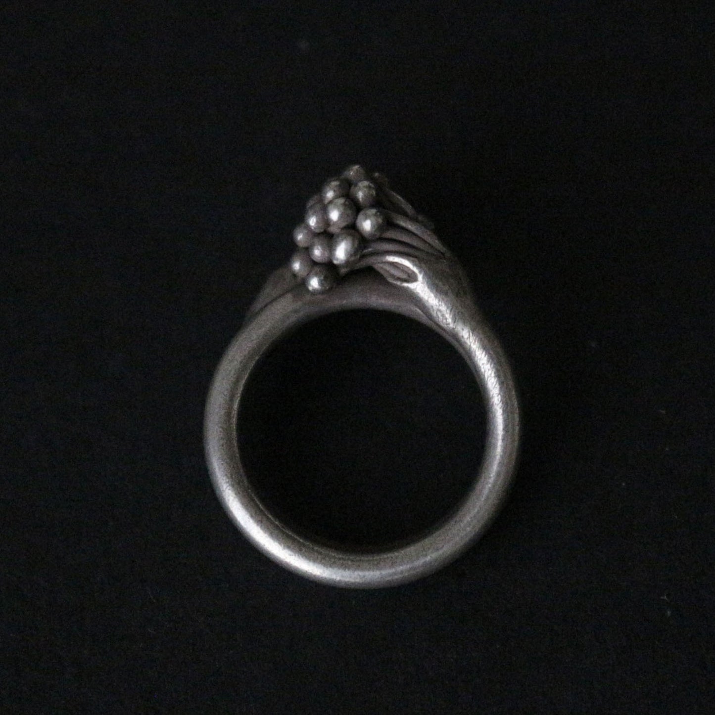 Silver Granules Ring