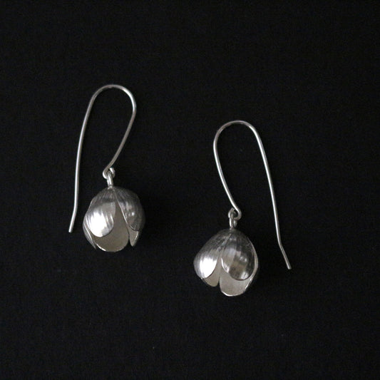 Silver Bud Earrings