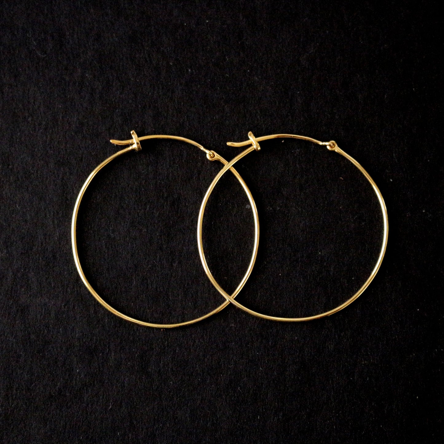 Simple Gold Hoops