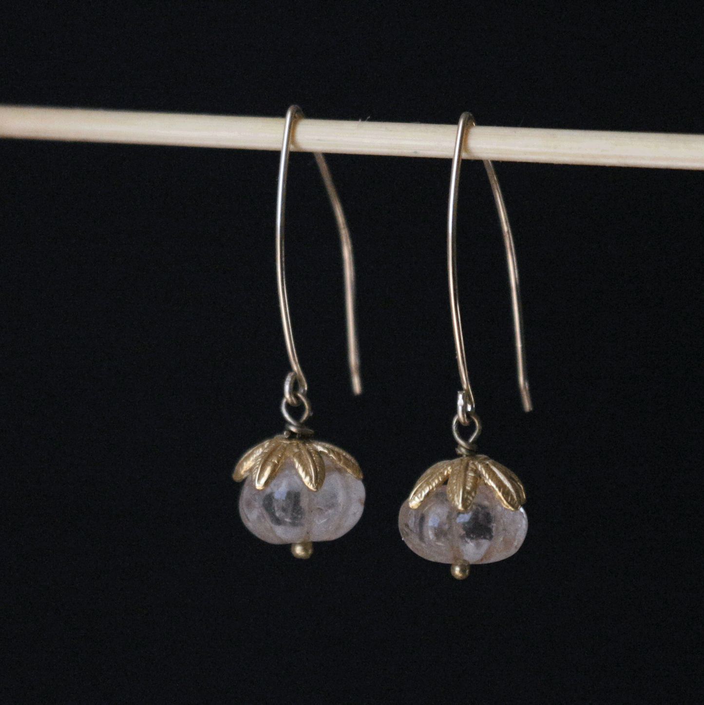 Crystal Quartz Dangle Earrings