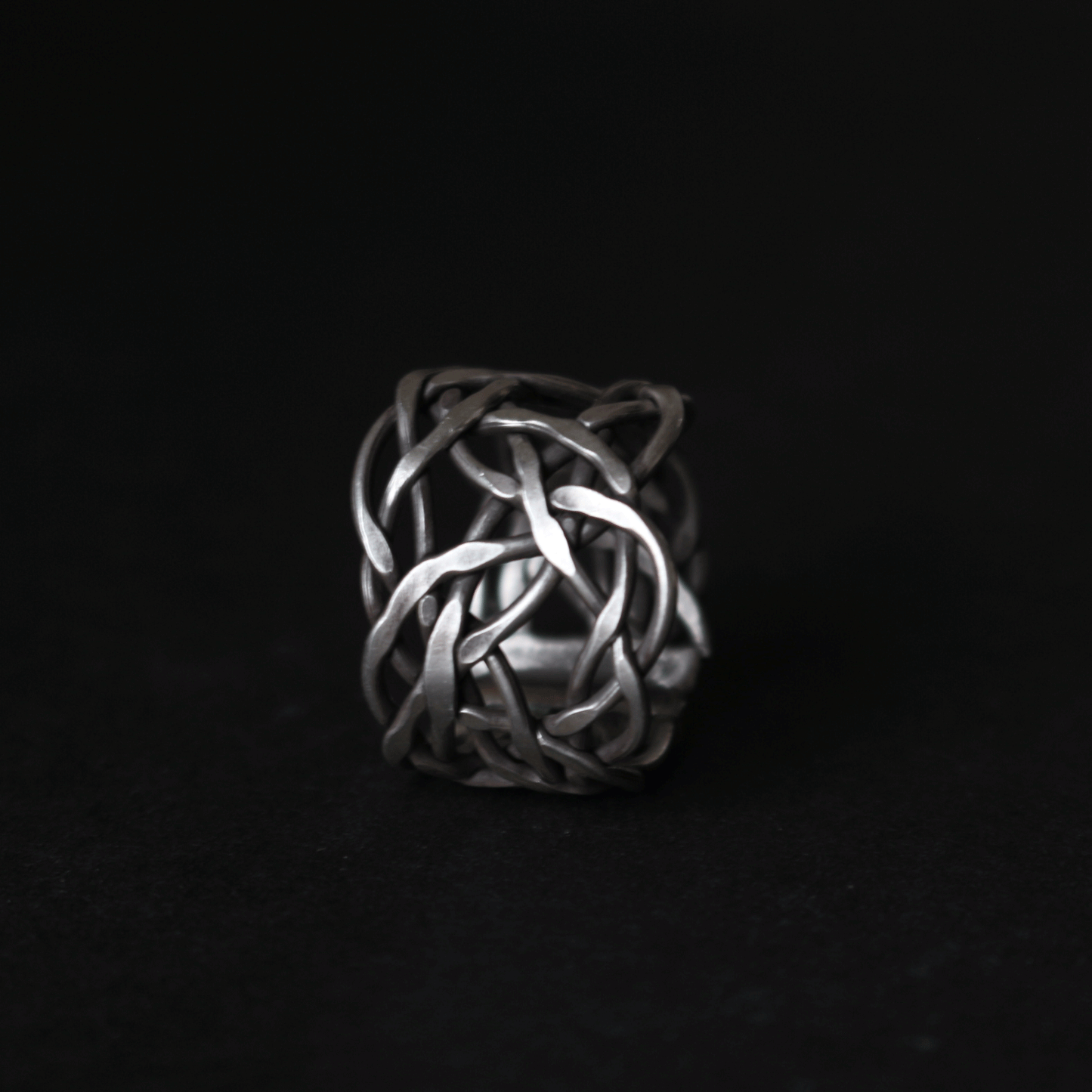 Braided Wide Band Ring