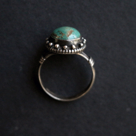 Tibetan Turquoise Silver Ring