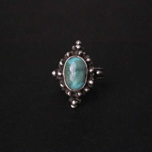 Tibetan Turquoise Silver Ring