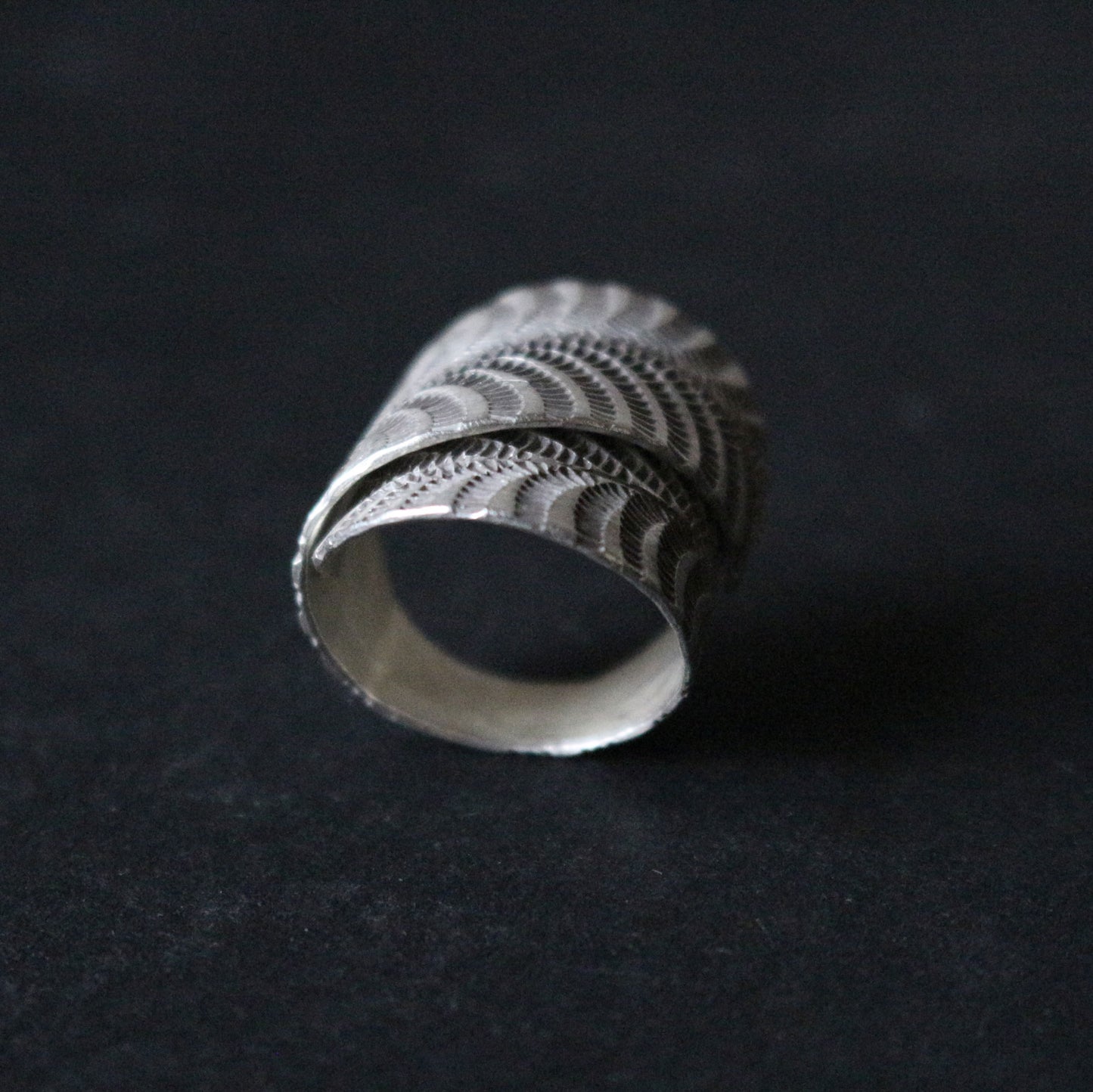 Sterling Leaf Ring