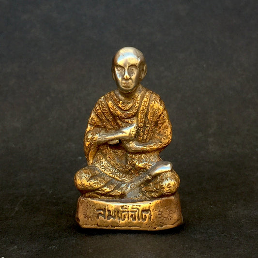 Meditating Monk Statue