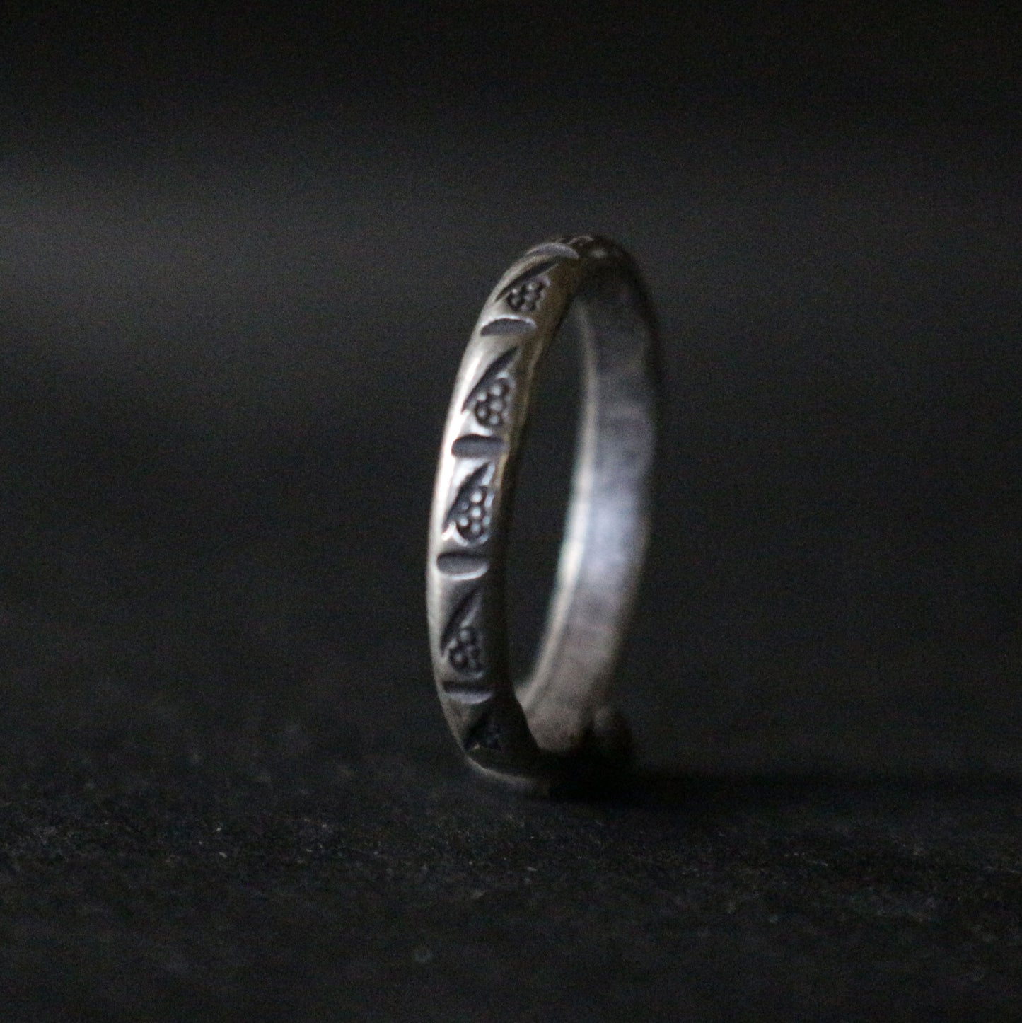 Thin Band Silver Ring
