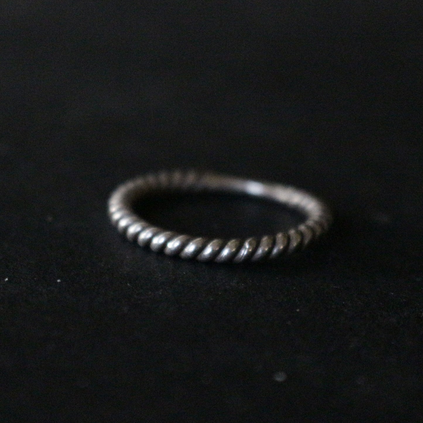 Twisted Wire Silver Ring