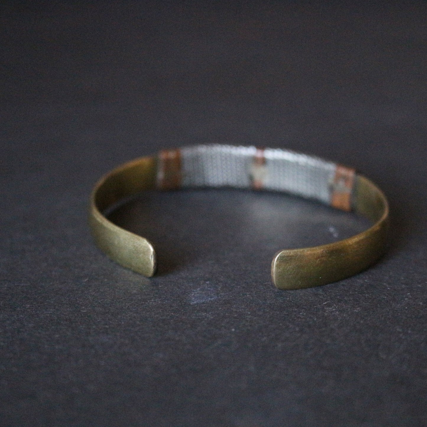 Twisted Wire Brass & Copper Cuff Bracelet