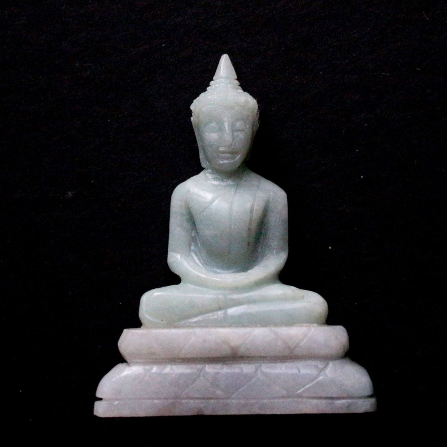 Jade Meditating Buddha Statue