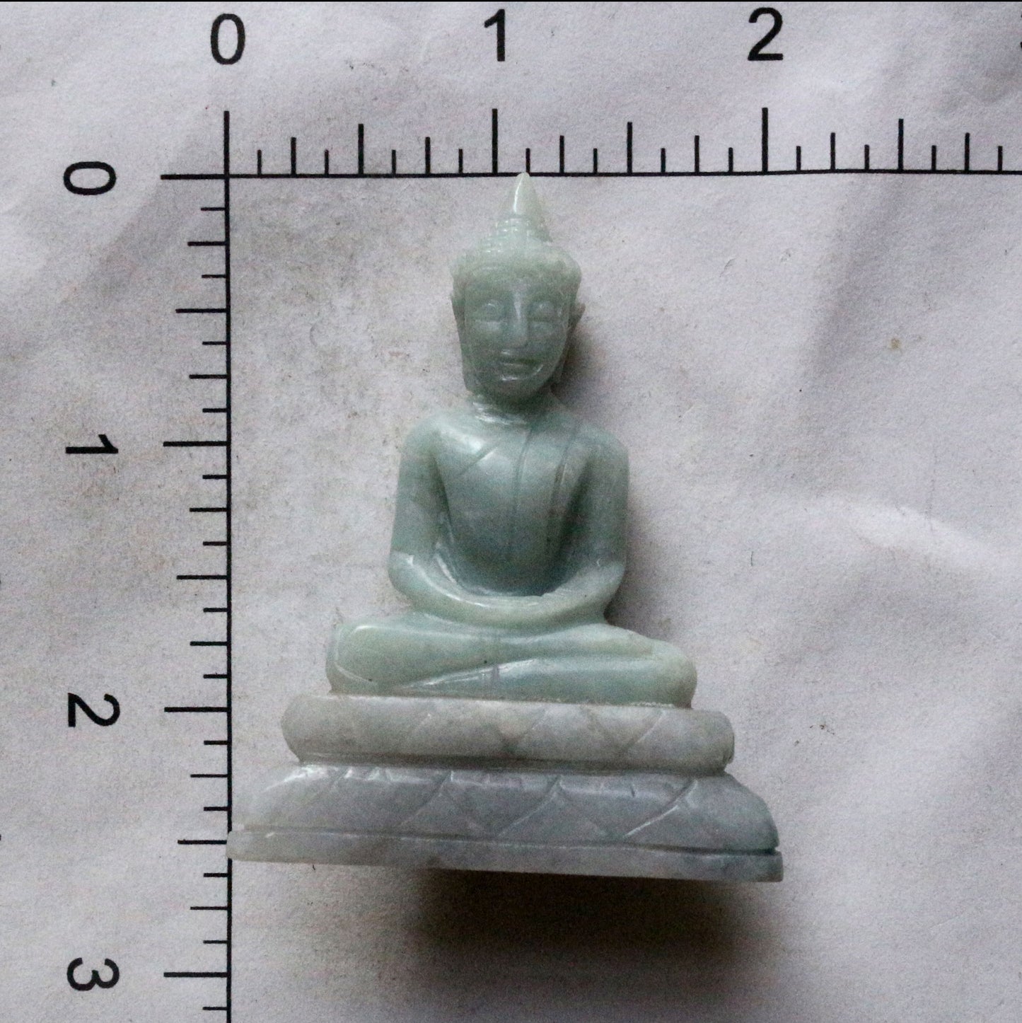 Jade Meditating Buddha Statue