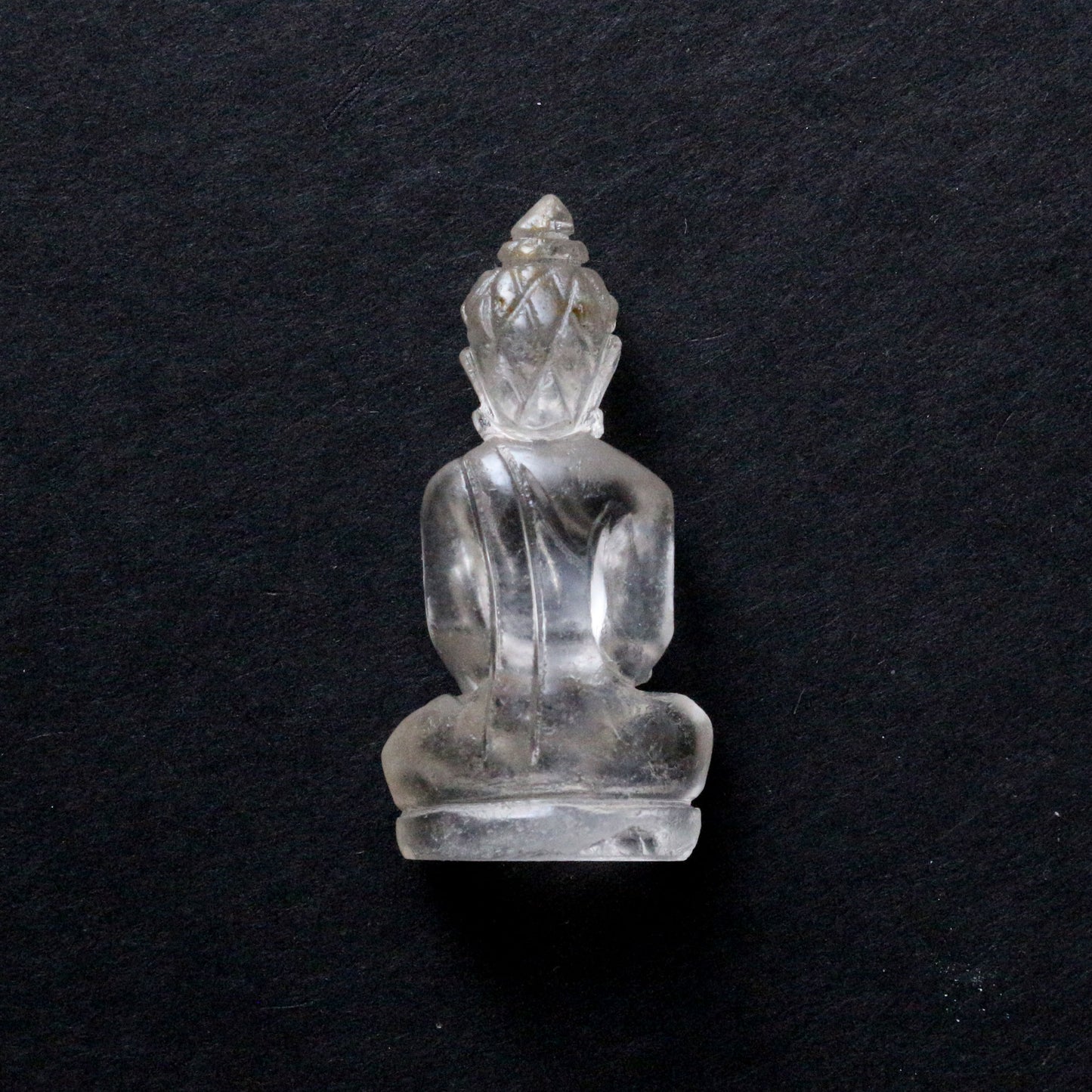 Tiny Clear Quartz Buddha