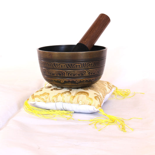 Etched Singing Bowl